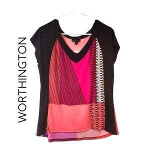 WORTHINGTON Tunic Top Blouse